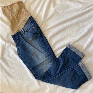 A Pea in a Pod 7/8 length denim pants (M)